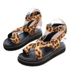 Damen Wedge-Sandalen mit verstellbarem Riemendesign und komfortabler Plateau-Sohle R&B