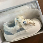 Damen Modische Sneakers mit dekorativen Applikationen und dämpfender Sohle