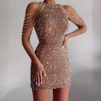 Damen Glitzerndes Abendkleid R&B