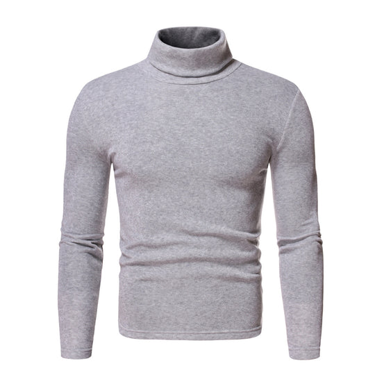 Herren Rollkragenpullover aus weichem Baumwoll-Mix R&B
