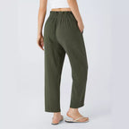 Damen Hochwertige Stoffhose