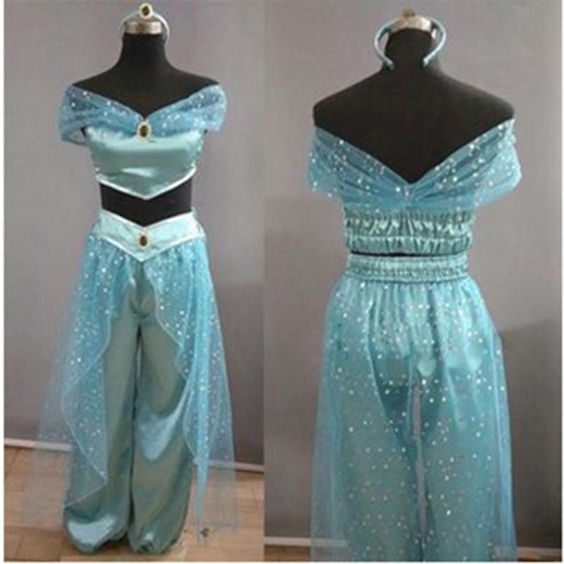 Damen Kostümanzug mit glitzernden Details und off-shoulder Design R&B