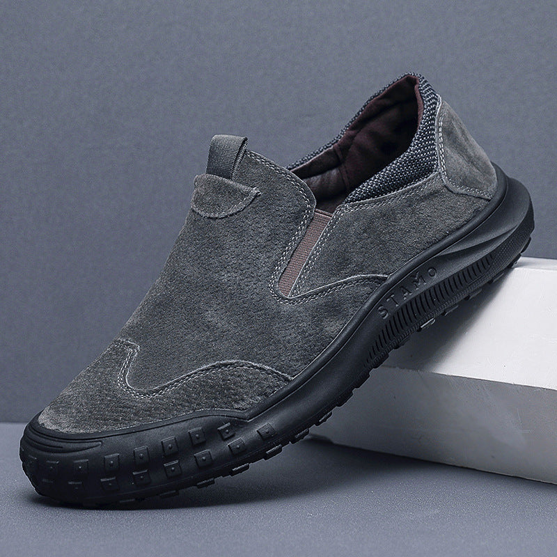 Damen Bequeme Slip-On Freizeitschuhe mit rutschfester Sohle