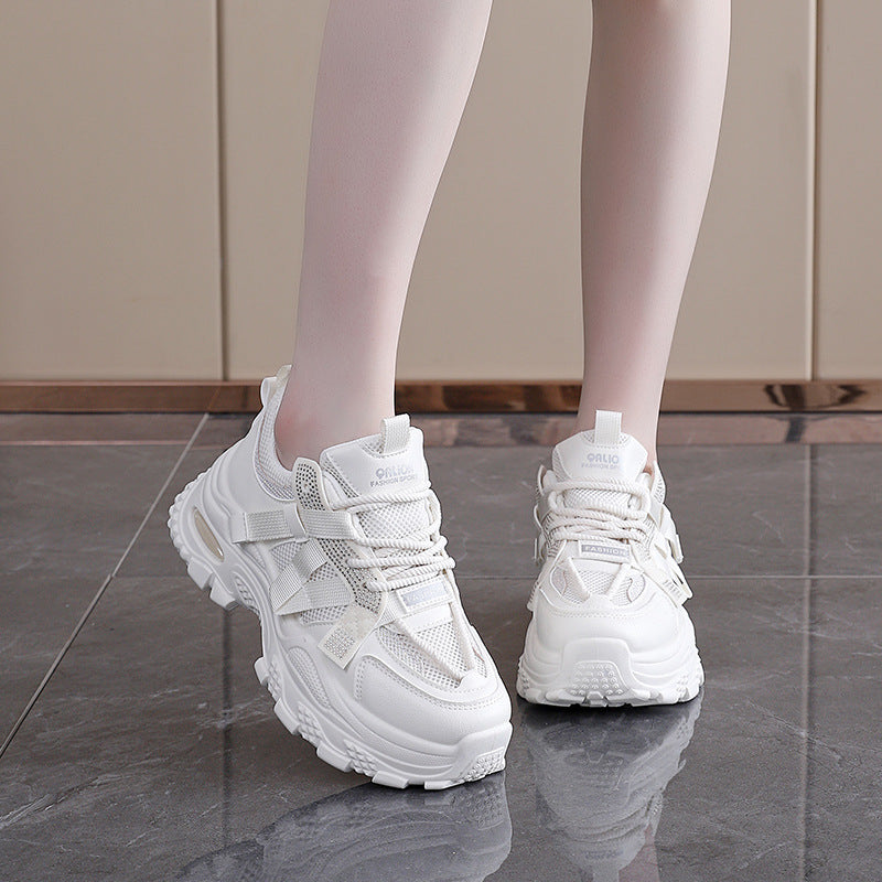 Damen Sportliche Sneakers mit atmungsaktiven Einsätzen R&B