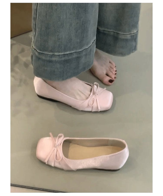 Damen Ballerinas mit dekorativem Schleifendetail und komfortablem Fußbett R&B
