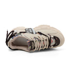 Damen Sportliche Chunky Sneakers mit exklusivem Mustermix und strapazierfähigem Obermaterial R&B