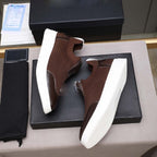Damen Sportliche Slip-On Sneakers mit atmungsaktiver Strick-Oberfläche und rutschfester Sohle R&B