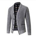 Herren Strickjacke kariert elegant