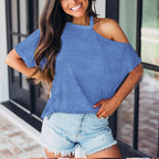 Damen Off-Shoulder Oberteil mit lässigem Design und modernen Akzenten R&B