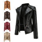 Damen jacke mit asymmetrischem Reißverschluss und stilvollen Zipper-Details R&B