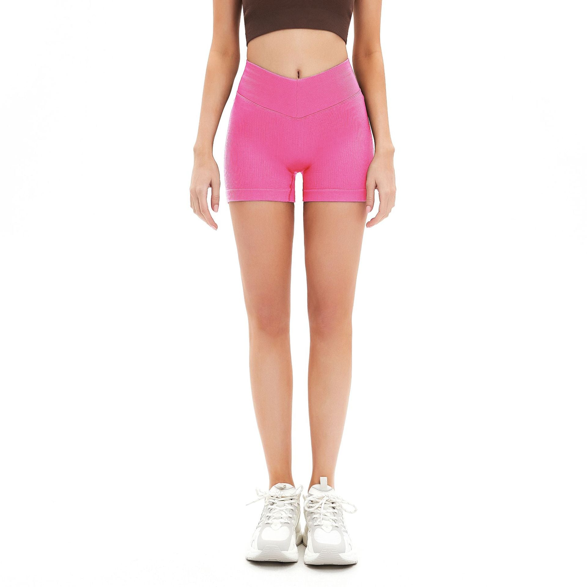 Damen Sportliche Hochbund-Shorts R&B