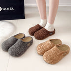 Damen Flauschige Filzclogs R&B