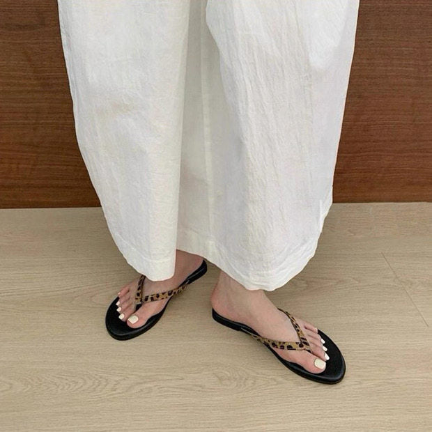Damen Zehentrenner-Sandalen mit ergonomischem Fußbett und flexibler Sohle R&B
