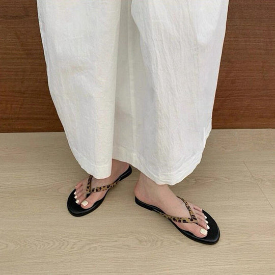 Damen Zehentrenner-Sandalen mit ergonomischem Fußbett und flexibler Sohle R&B