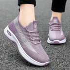 Damen Freizeitliche Sport-Sneaker mit atmungsaktivem Mesh-Obermaterial und flexibler Sohle R&B