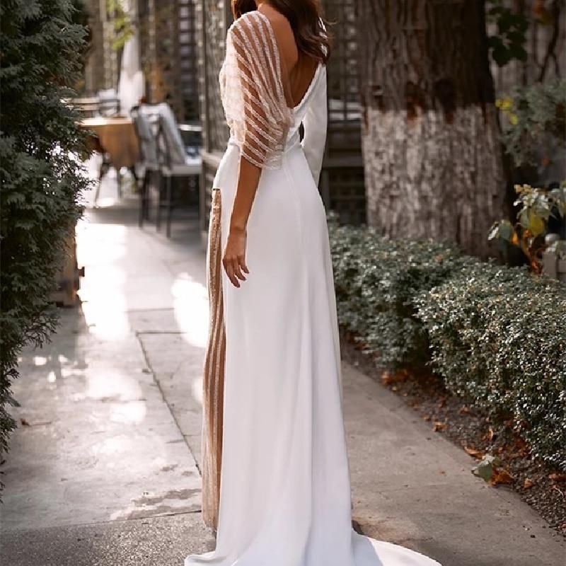 Damen Eleganter Jumpsuit mit asymmetrischem Schnitt und funkelnden Akzenten R&B