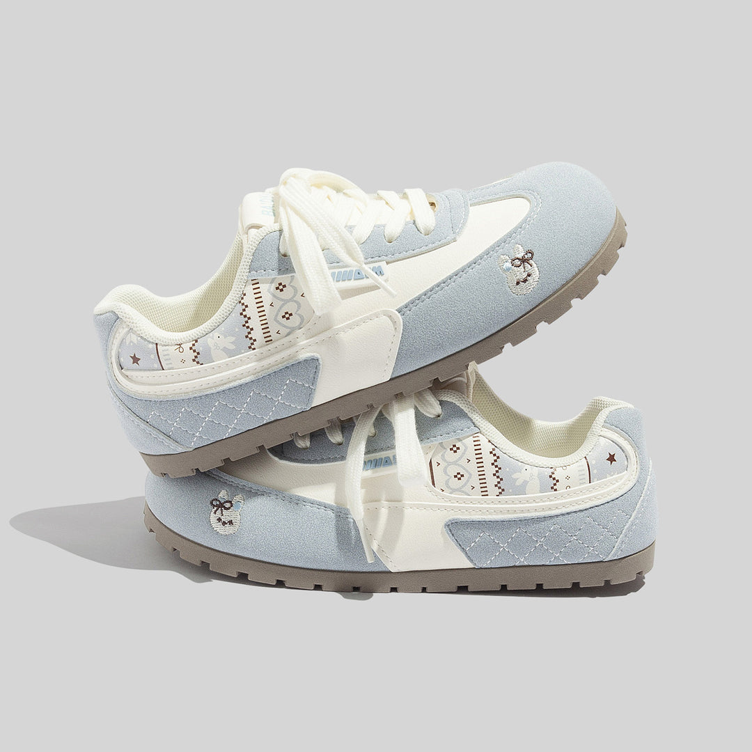 Damen Sneakers mit innovativen Tierapplikationen und bequemer Dämpfung R&B