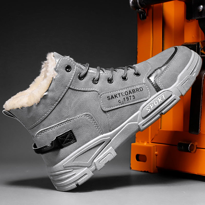 Damen warme Winterstiefel mit weichem Innenfutter und rutschfester Sohle R&B