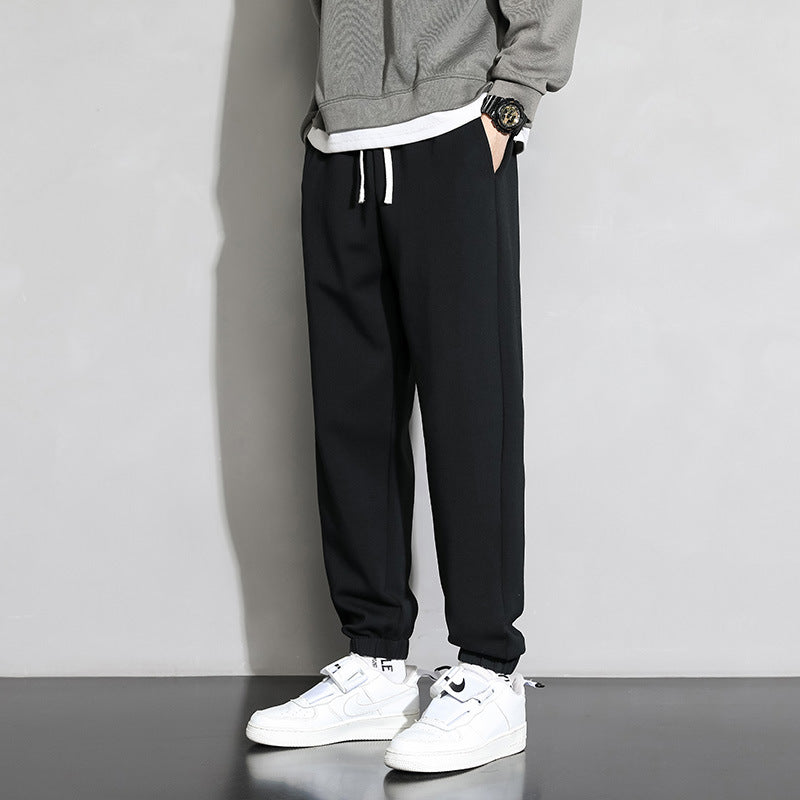 Herren lässige Sweatpants mit elastischem Bund und seitlichen Taschen R&B