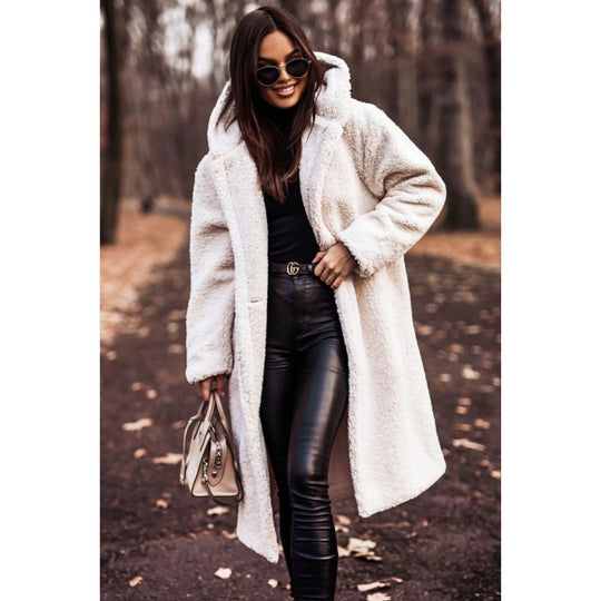 Damen Kuscheliger Oversized-Mantel R&B