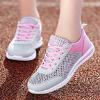 Damen Lauf-Sneaker mit atmungsaktivem Mesh-Obermaterial und bequemer Dämpfung R&B