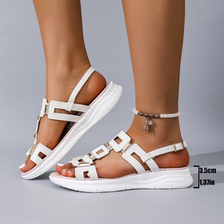 Damen Freizeitsandalen mit eleganten Schnallen R&B