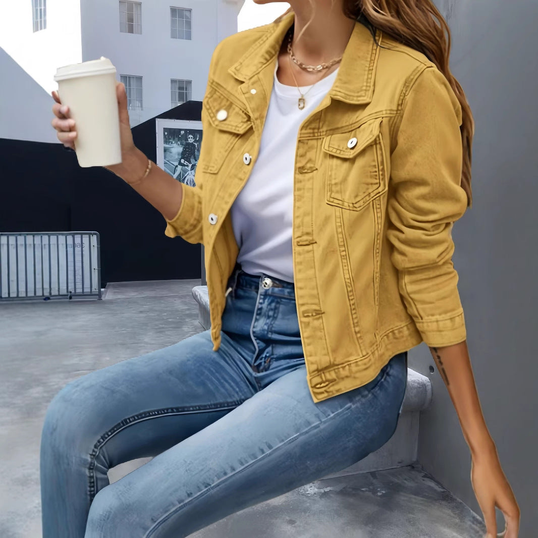 Damen Lässige Utility-Jacke mit strukturierten Details R&B