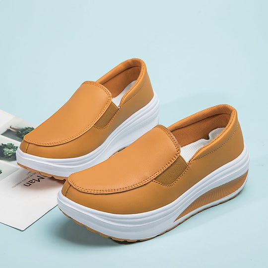 Damen Komfortable Slip-On Sneakers mit gepolsterter Sohle R&B