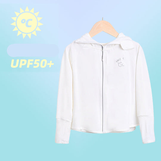 Damen Sportliche UV-Schutzjacke mit Kapuze R&B
