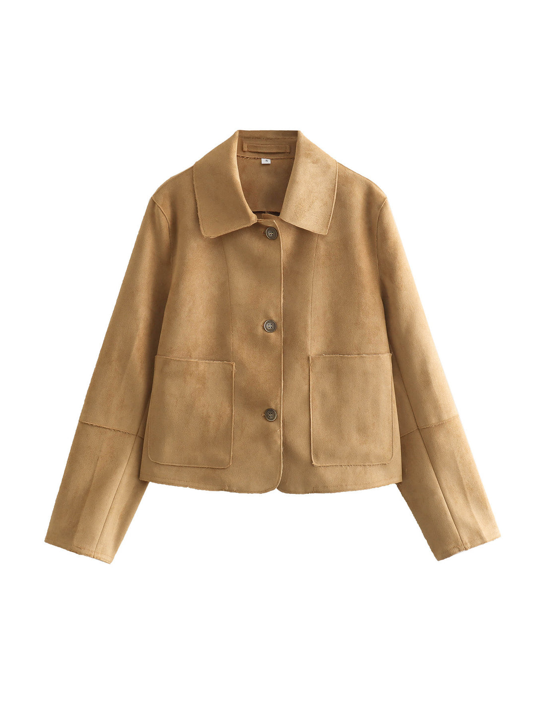 Damen Dünne Wildlederjacke R&B
