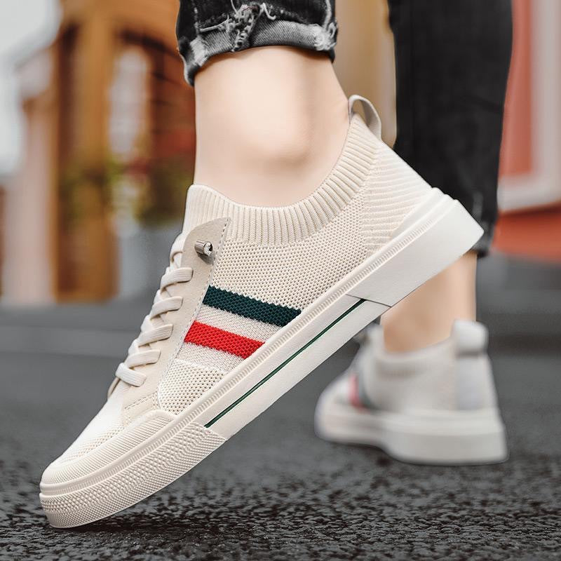 Damen Sportliche Sneakers mit strukturiertem Obermaterial und elastischem Komfort