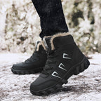 Damen isolierte Winterstiefel mit rutschfester Sohle und wärmendem Innenfutter R&B