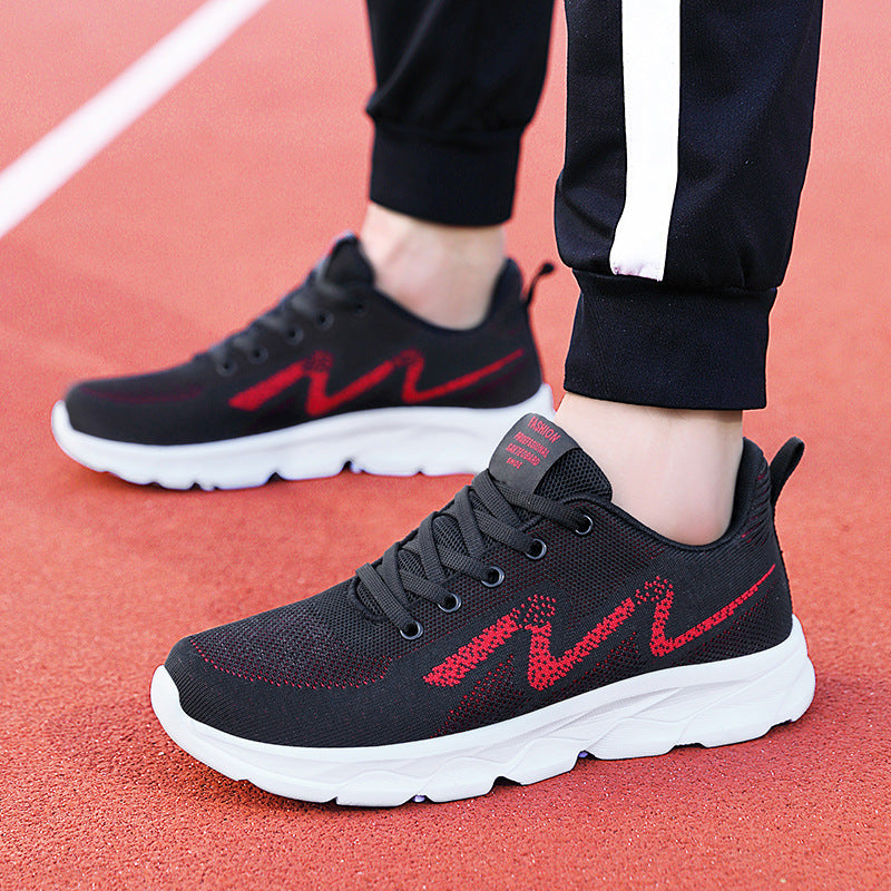 Damen Sportliche Sneakers mit atmungsaktivem Mesh-Obermaterial und stoßdämpfender Sohle  1774576066