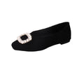 Damen Ballerinas mit luxuriösem Strassbesatz und elegantem Samtoberteil R&B