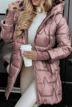 Damen Steppparka mit Kapuze und praktischen Taschen R&B