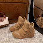 Damen Hochwertige Sneaker mit verstellbarem Klettverschluss und dämpfender Innensohle R&B