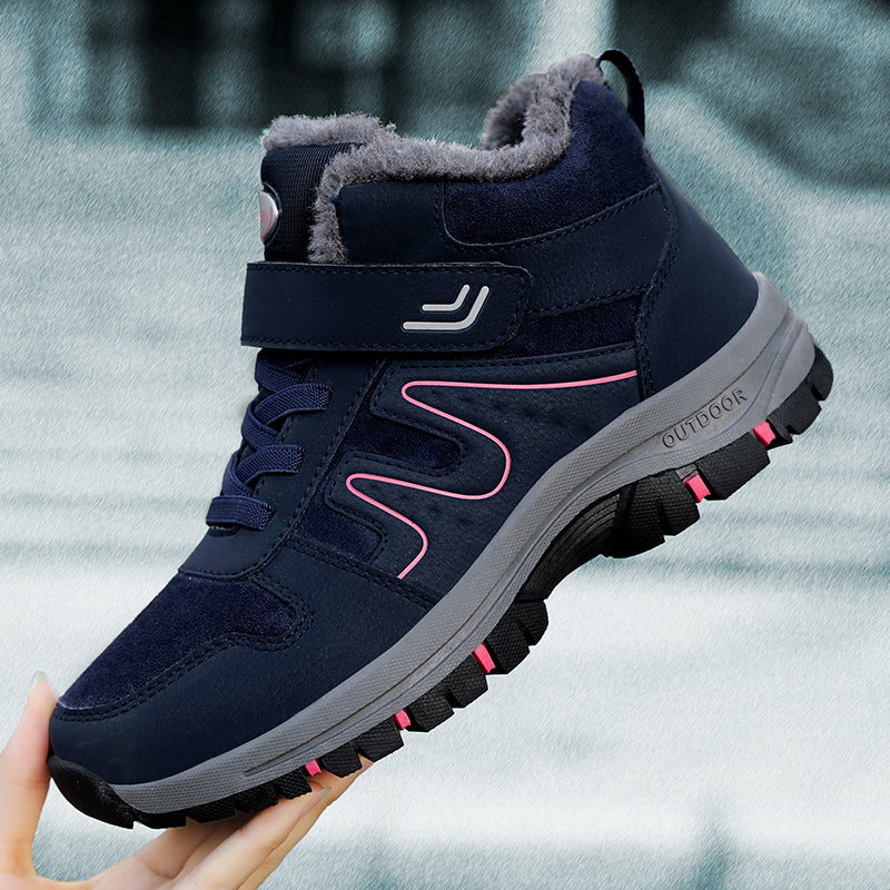 Damen Winterliche Trekkingstiefel mit rutschfester Sohle und isolierendem Futter R&B