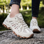 Damen Sportliche Trail Running Schuhe mit atmungsaktivem Mesh-Obermaterial und rutschfester Sohle R&B