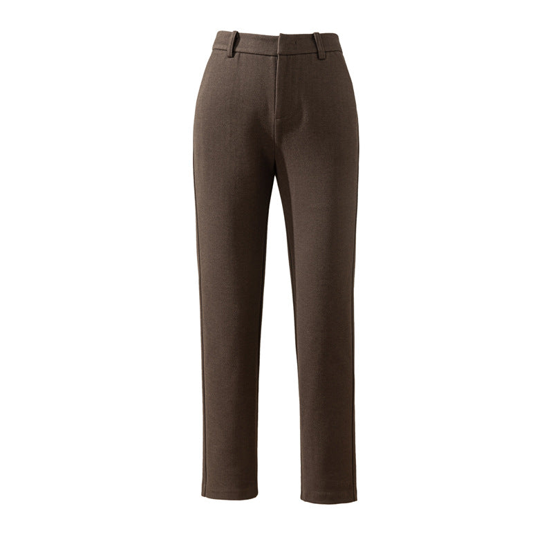 Damen klassische elegante Stoffhose