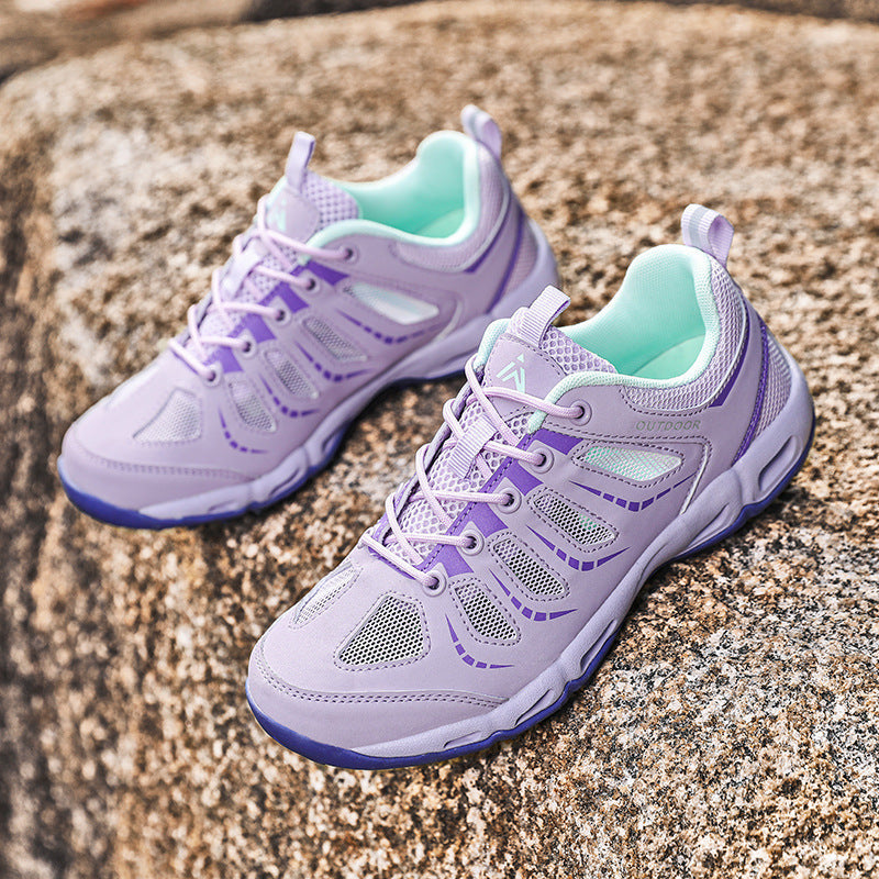 Damen Atmungsaktive Trail-Schuhe mit rutschfester Sohle R&B