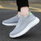 Damen Bequeme Slip-On Laufschuhe mit elastischem Obermaterial R&B
