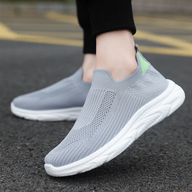 Damen Bequeme Slip-On Laufschuhe mit elastischem Obermaterial R&B
