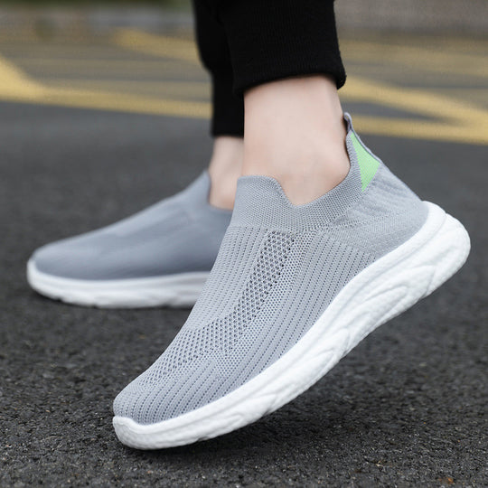 Damen Bequeme Slip-On Laufschuhe mit elastischem Obermaterial R&B