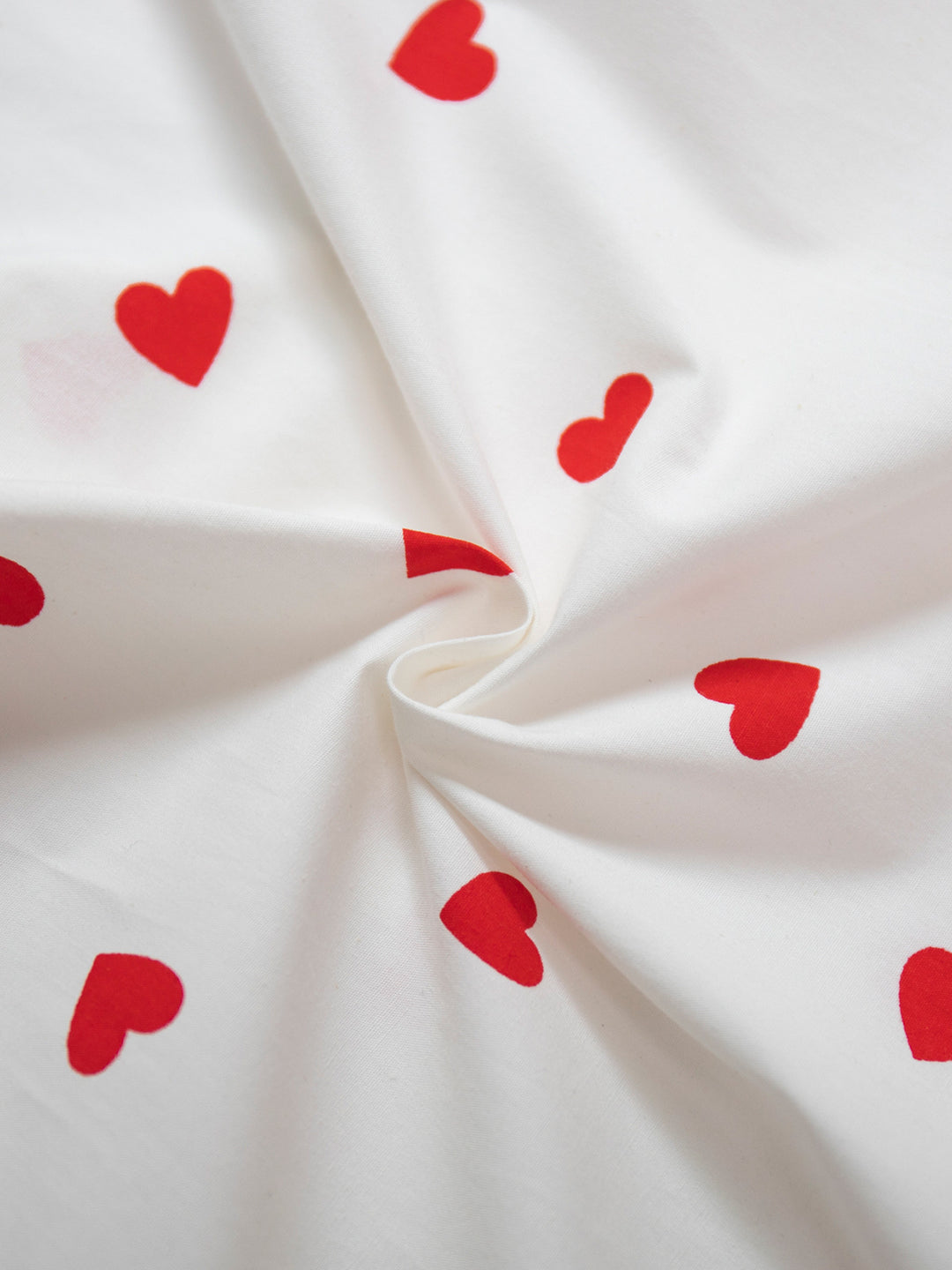 Damen Verspielte Bluse mit Rüschendetails und Herzmuster R&B