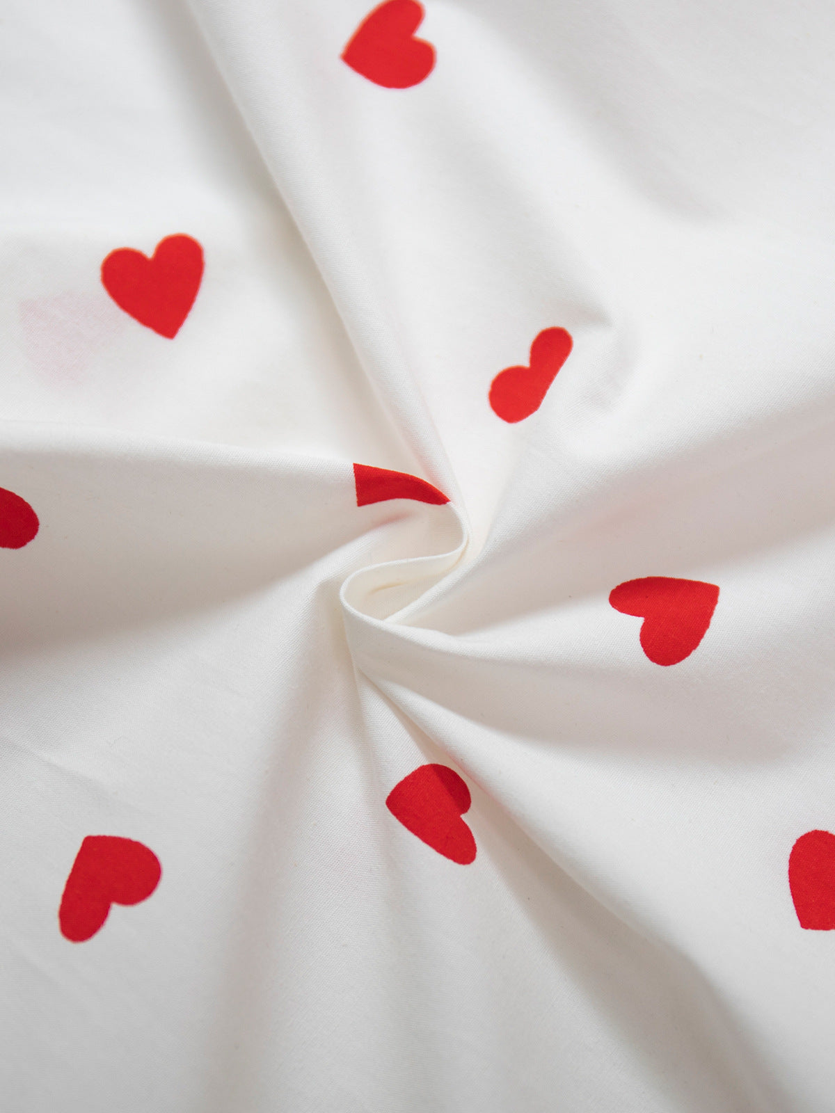 Damen Verspielte Bluse mit Rüschendetails und Herzmuster R&B