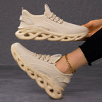 Damen Leichte und atmungsaktive Sport-Sneaker mit dämpfender Sohle