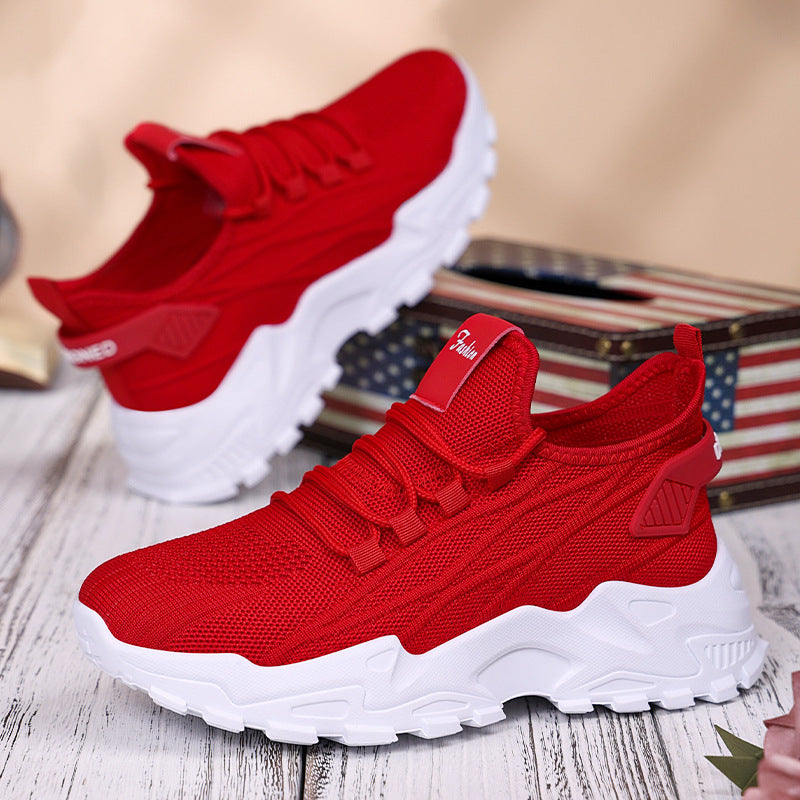 Damen Sportliche Lauf-Sneaker mit strapazierfähigem Mesh-Obermaterial und dämpfender Sohle R&B