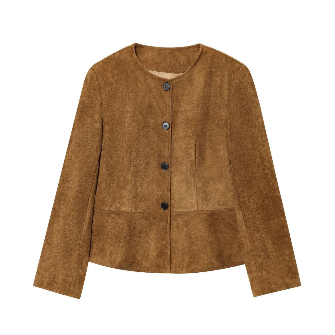 Damen elegante Velourjacke R&B