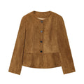 Damen elegante Velourjacke R&B