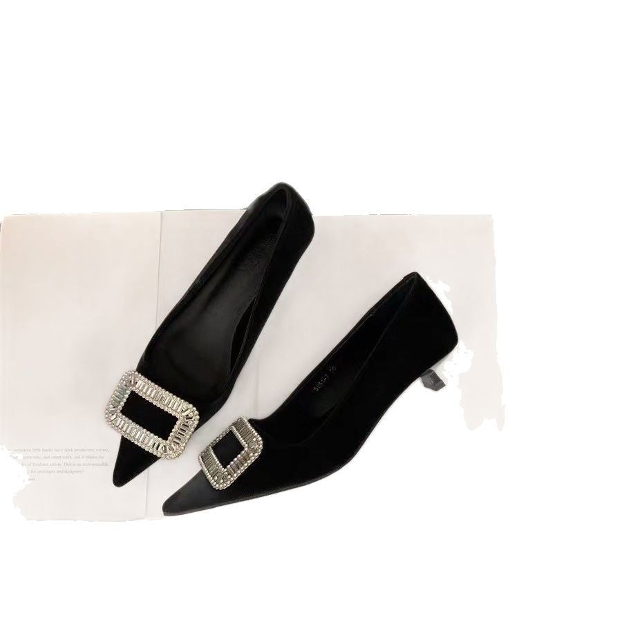 Damen elegante High Heels mit extravagantem Schmuckdetail R&B